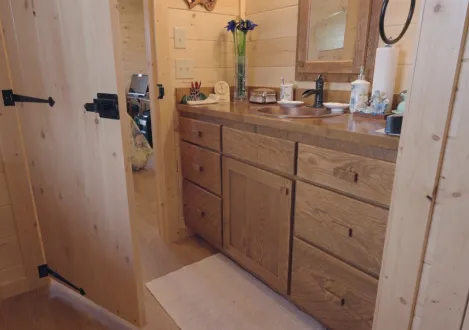 Cabin bathroom