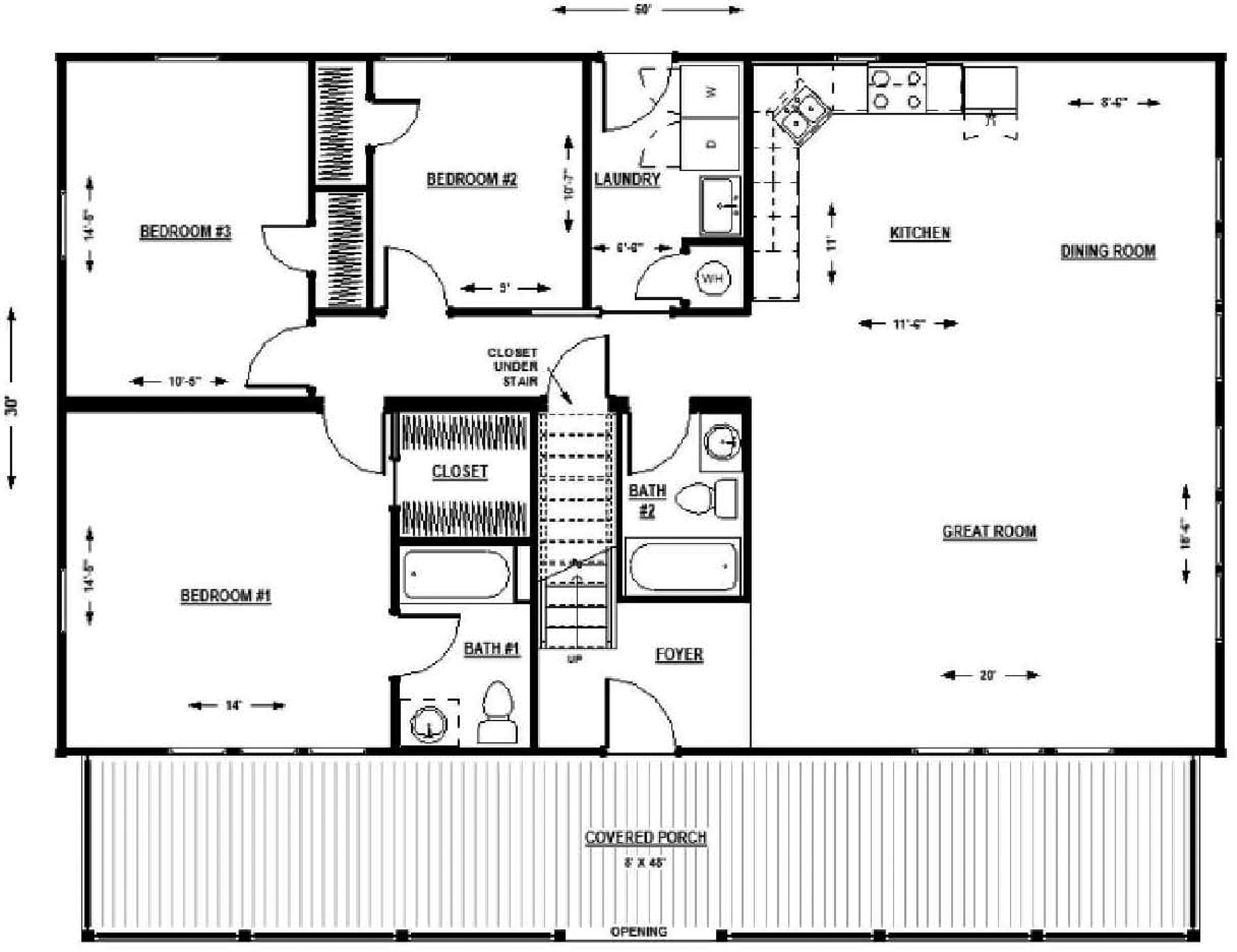 Cherokee A floor plan